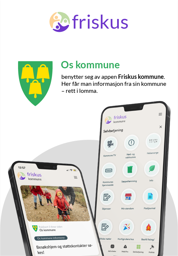 bilde av mobiltelefon som viser appen og funksjoner i appen - Klikk for stort bilde