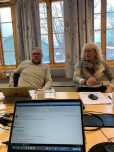 På formannskapsmøte sammen med fylkesmannen