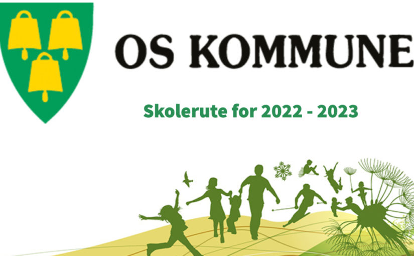 Skolerute for 2022 – 2023