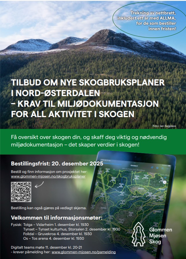 informasjonsplakat skogbruksplan